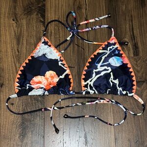 RACHEL Rachel Roy Multicolor Bikini Top